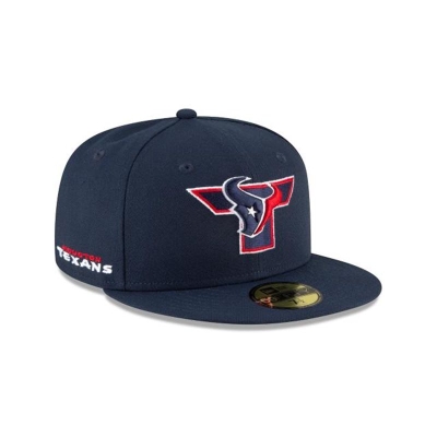 Sapca New Era Houston Texans NFL Logo Mix 59FIFTY Fitted - Albastri